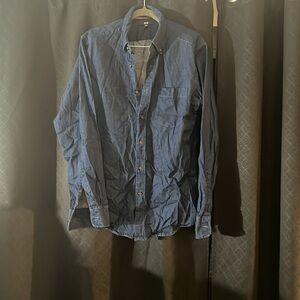 UNI QLO Men’s Long Sleeve Button Down Casual Shirt XS *Free Ironing w/ Purchase*